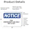 Signmission For Emergency Use Only Not A Toy!, 5 in W x Rectangle, Vinyl Decal OS-2PACK-NS-D-35-L-12843 - alternate 3